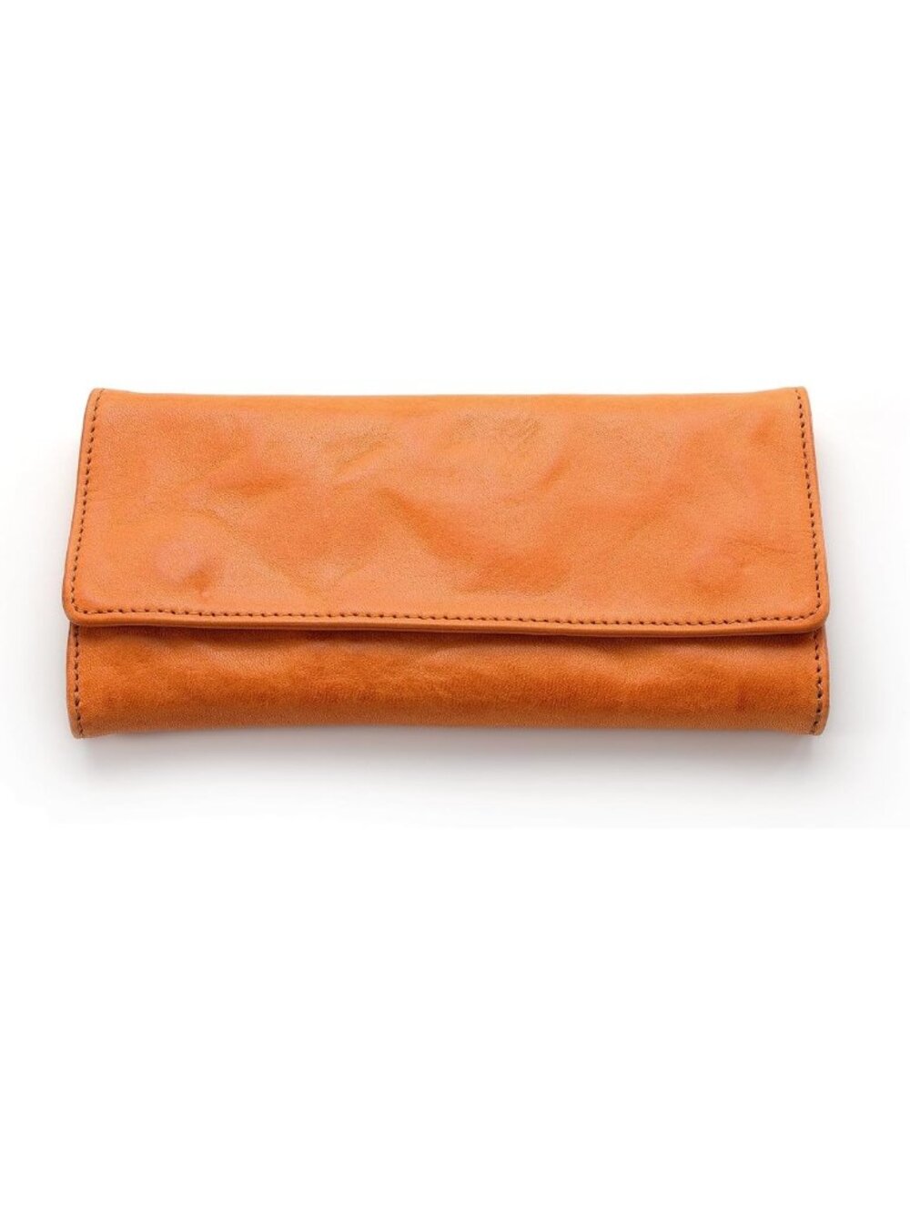 Handmade Full Grain Leather Trifold Wallet for Women - Stylish & Durable Design